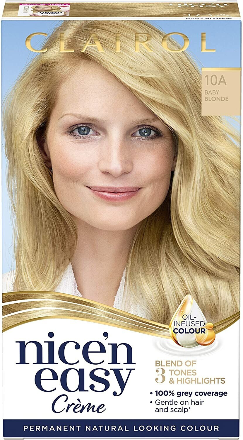 Photos - Hair Dye Clairol Nice'n Easy Crème Permanent  177ml 10A Baby Blonde 