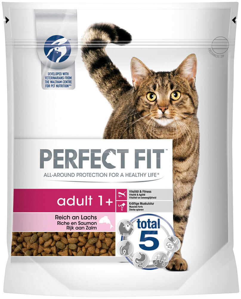 Perfect Fit Cat Adult 1+ with Salmon 750g