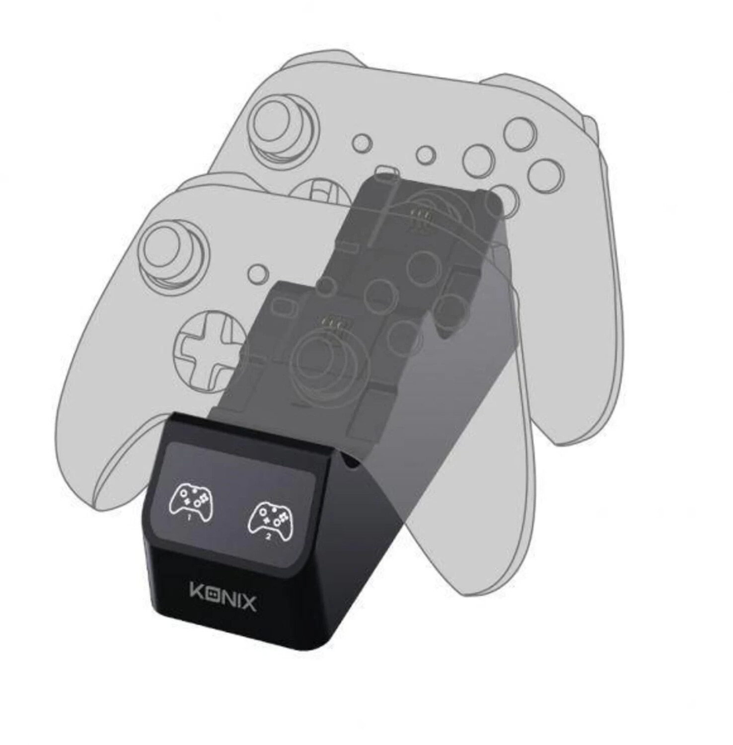 Konix accessoire manette dual charge base ps5 - La Poste