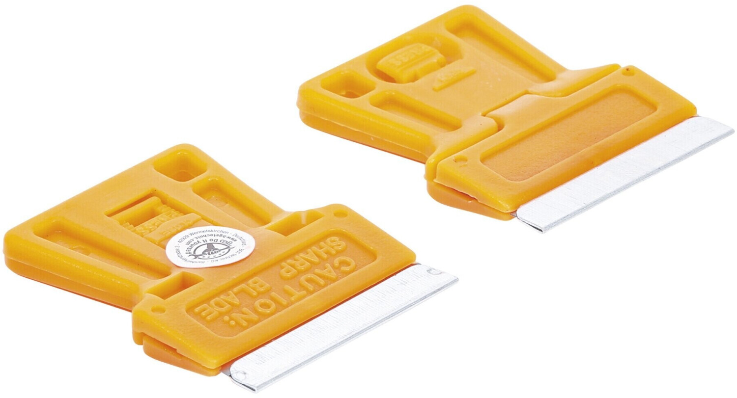 BGS 2-piece mini scraper set Glass scraper paint scraper Sealing scraper set 40mm blade