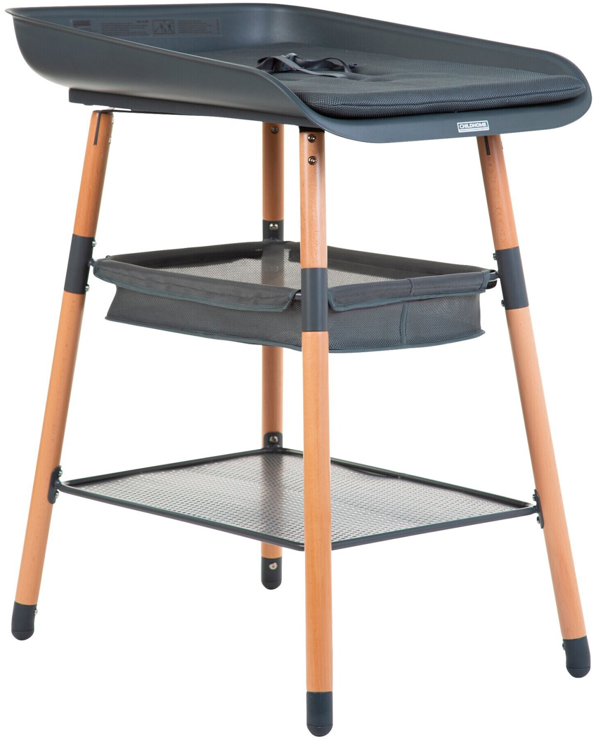 Childhome Changing Table Evolux naturell anthrazit