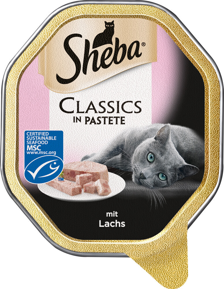 Sheba Classics in pâté with salmon