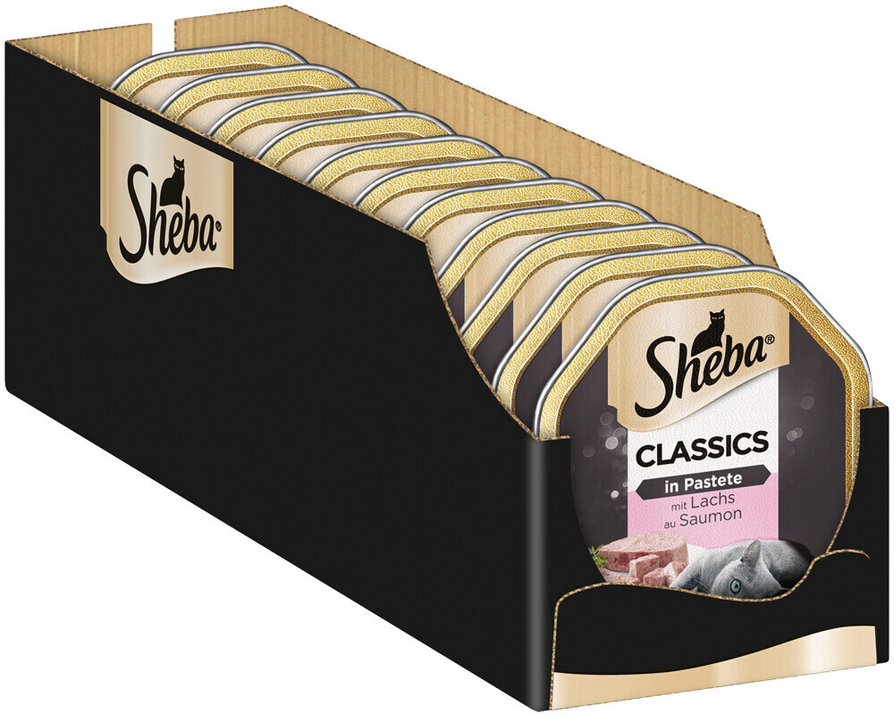 Sheba Classics in pâté with salmon 22 x 85g