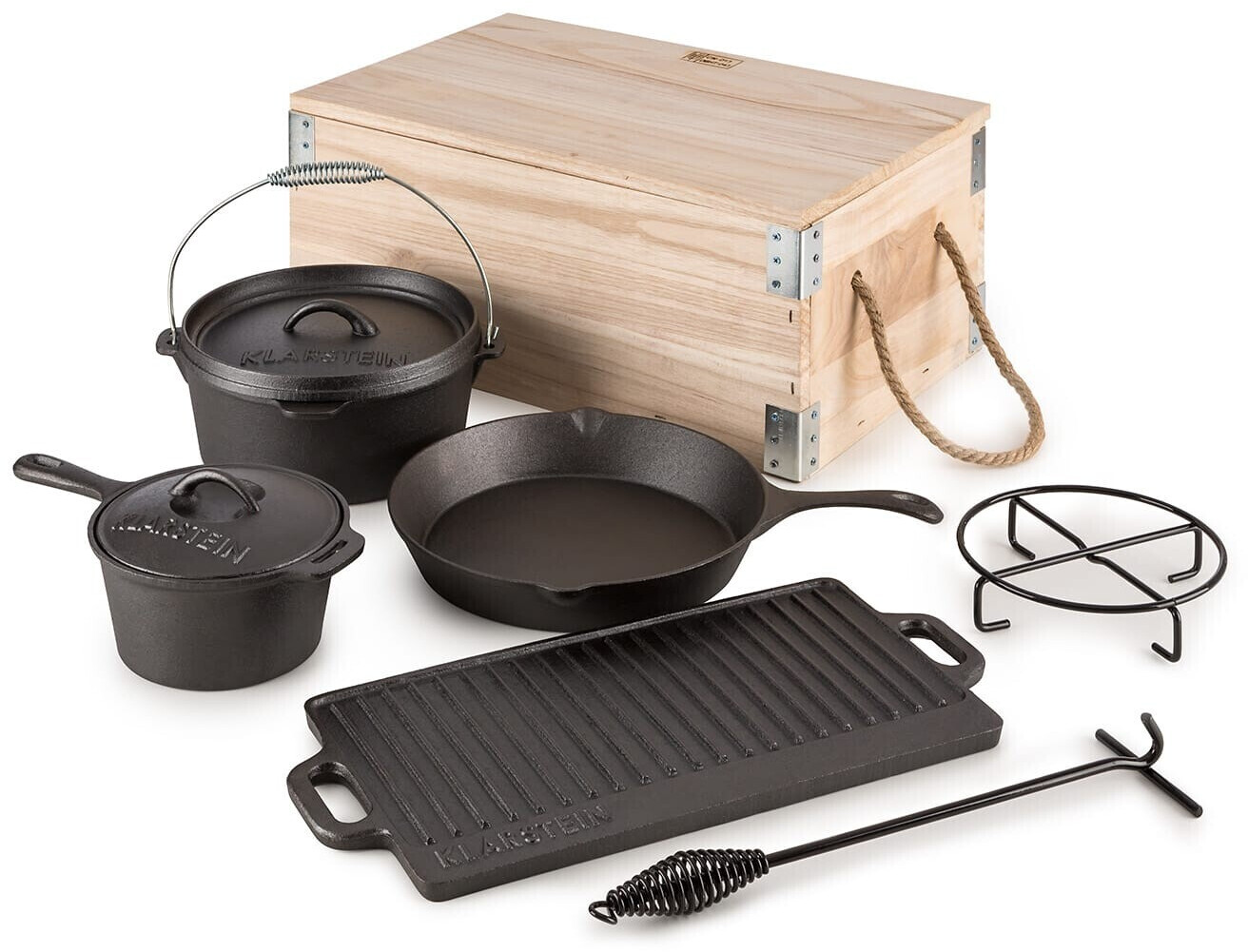 Echtwerk Hotrod Masterplan Dutch Oven Set (7 pcs.)