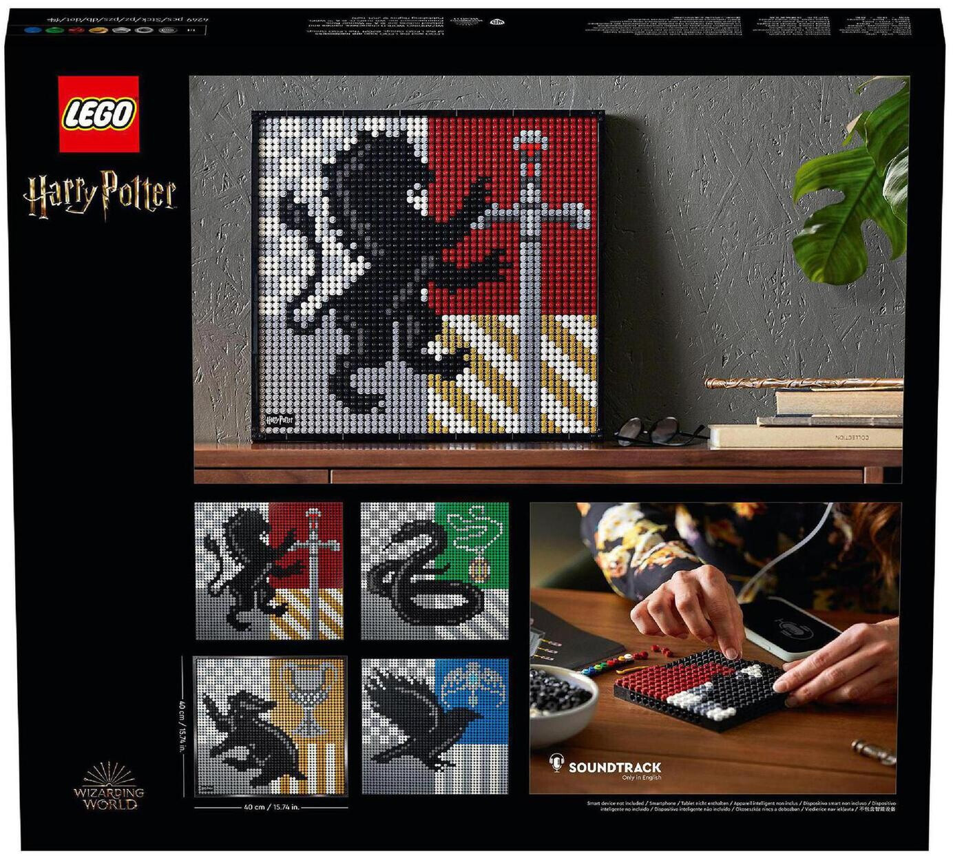 Soldes LEGO Art Harry Potter - Les blasons de Poudlard (31201) 2024 au  meilleur prix sur