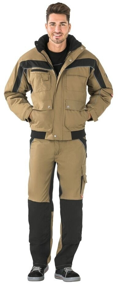 Planam Plaline Winterblouson sand/schwarz