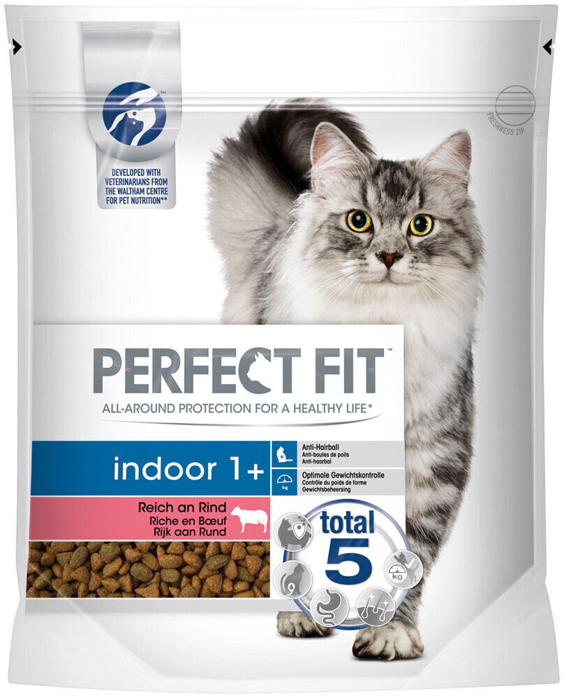 Perfect Fit Cat Indoor 1+ with beef 750g