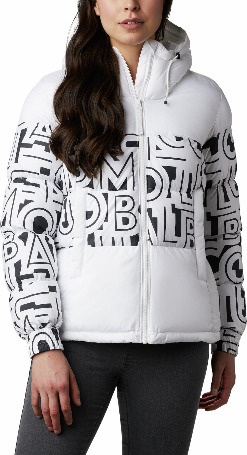Columbia Pike Lake II Insulated Jacket Women white/white typo print