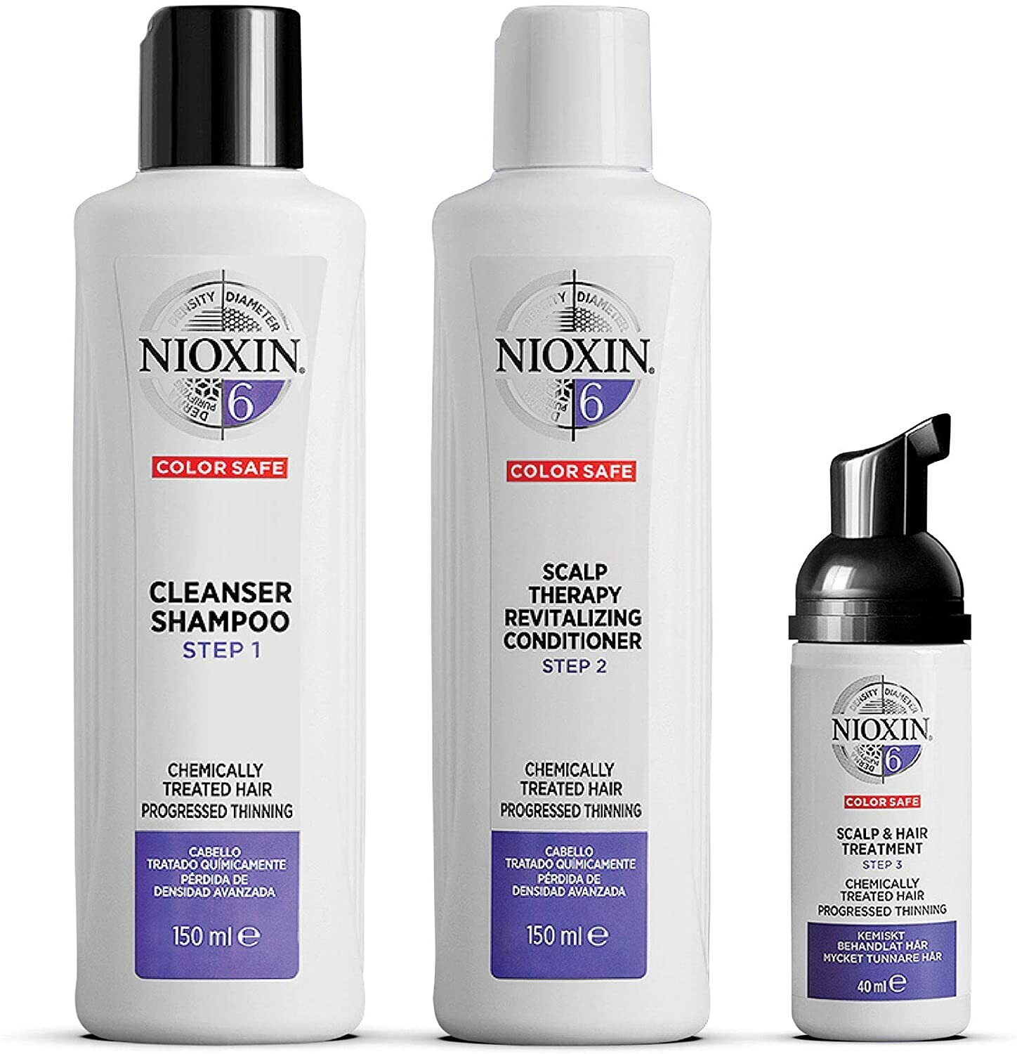 Nioxin 3D System 3-Part Kit for Chemically Treated Hair