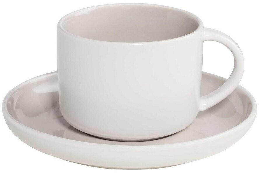 Maxwell & Williams Cup with saucer TINT light grey (220 ml)