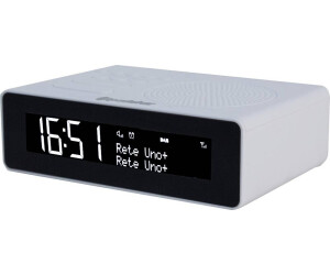 Roadstar CLR-290D+/WH Radio Reloj Despertador Digital DAB/DAB+/FM, 2  Alarmas, Gran Pantalla LCD, Snooze, Temporizador, , Blanco - Conforama