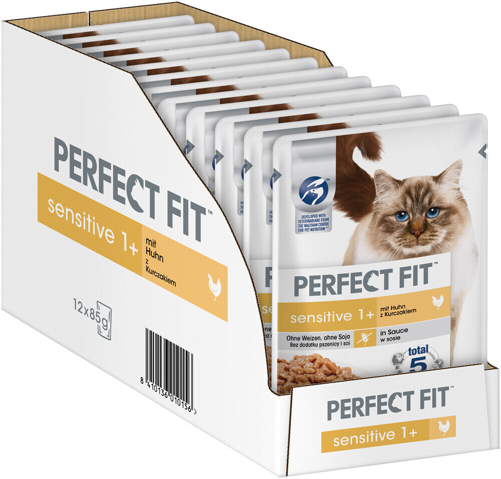 Perfect Fit Cat Sensitive 1+ Wet Food Chicken 12x 85g