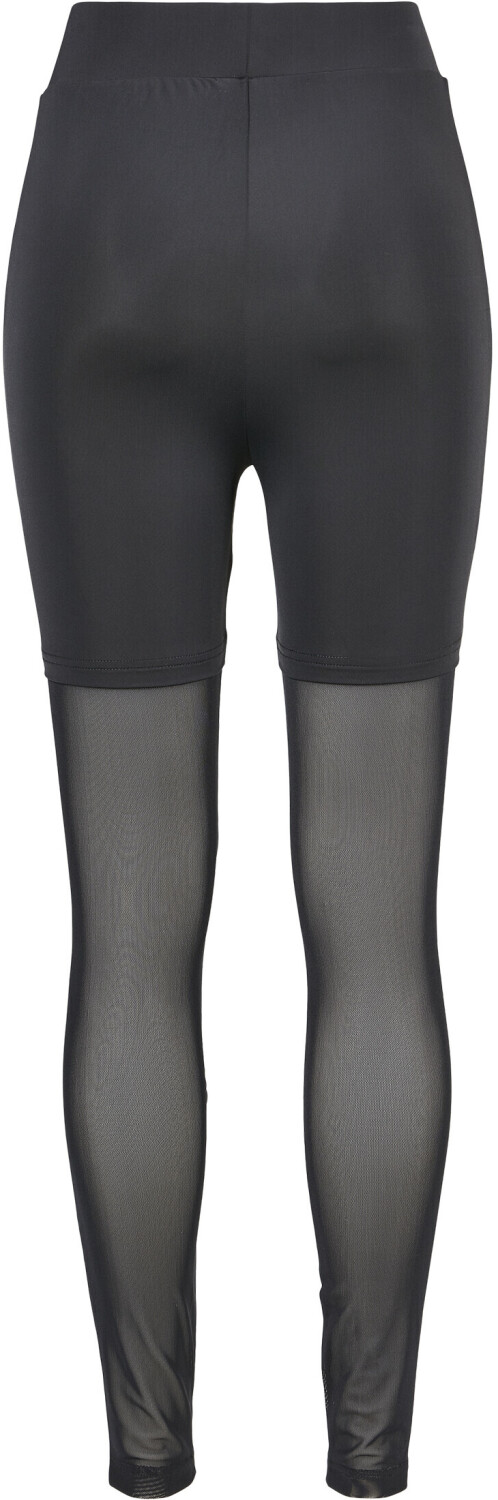 Urban Classics Ladies High Mesh (TB4105-00007-0037) | bei Preisvergleich Leggings Tech 17,49 black Waist € ab Transparent