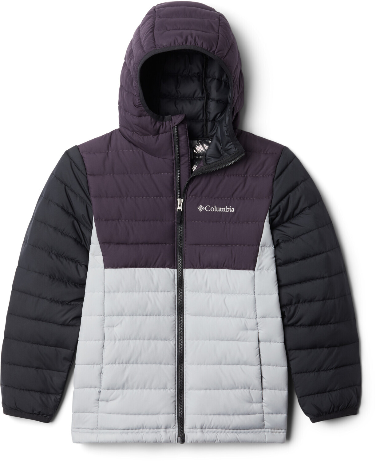 Columbia Boys Powder Lite Jacket columbia grey/dark purple/black