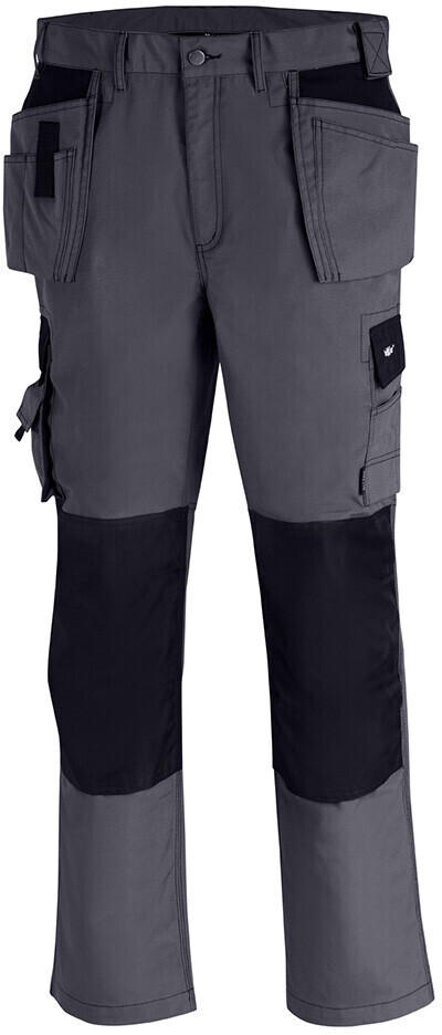 teXXor Canvas-Bundhose Panama grau/schwarz