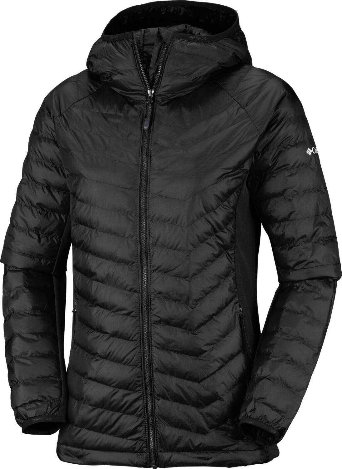 Buy Columbia Powder Pass Hybrid Hooded Jacket Women (1773211) black from Â£53.90 (Today) â Best 