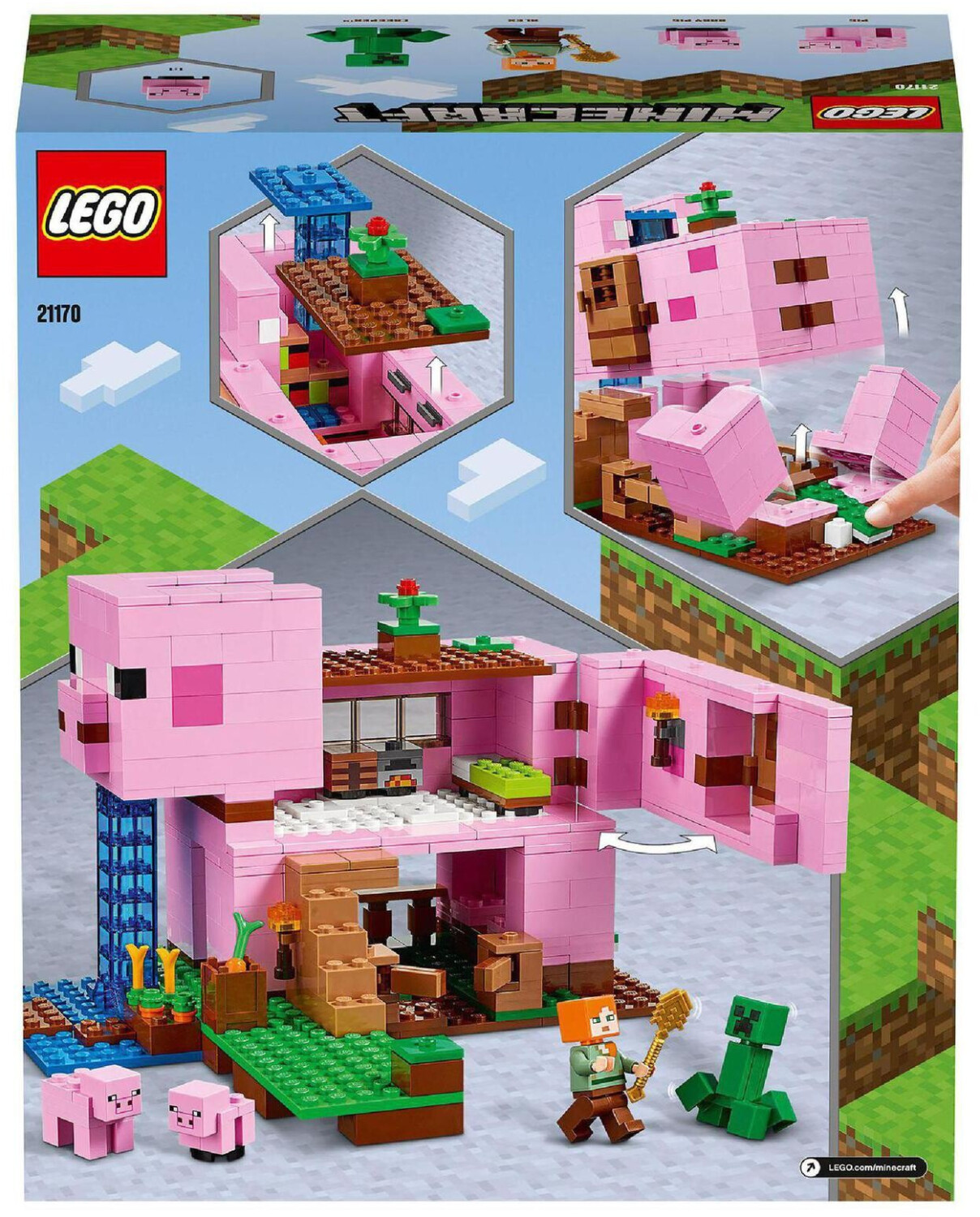 LEGO Minecraft - Das Schweinehaus bei | ab (21170) (Februar 2024 51,99 Preise) € Preisvergleich