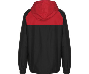 gray windbreaker jacket