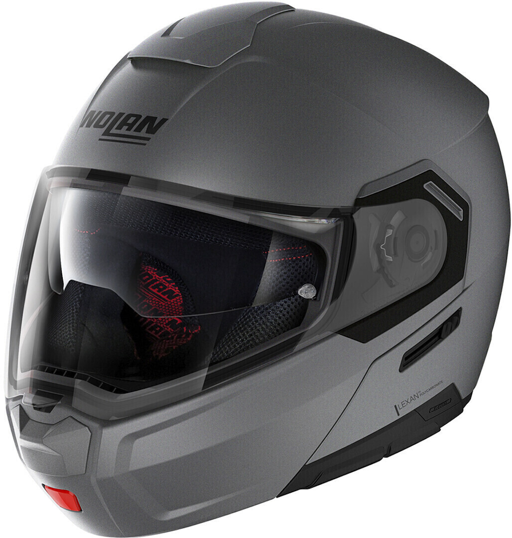 Photos - Motorcycle Helmet Nolan N90-3 Classic N-Com Flat Vulkan Grey 2 