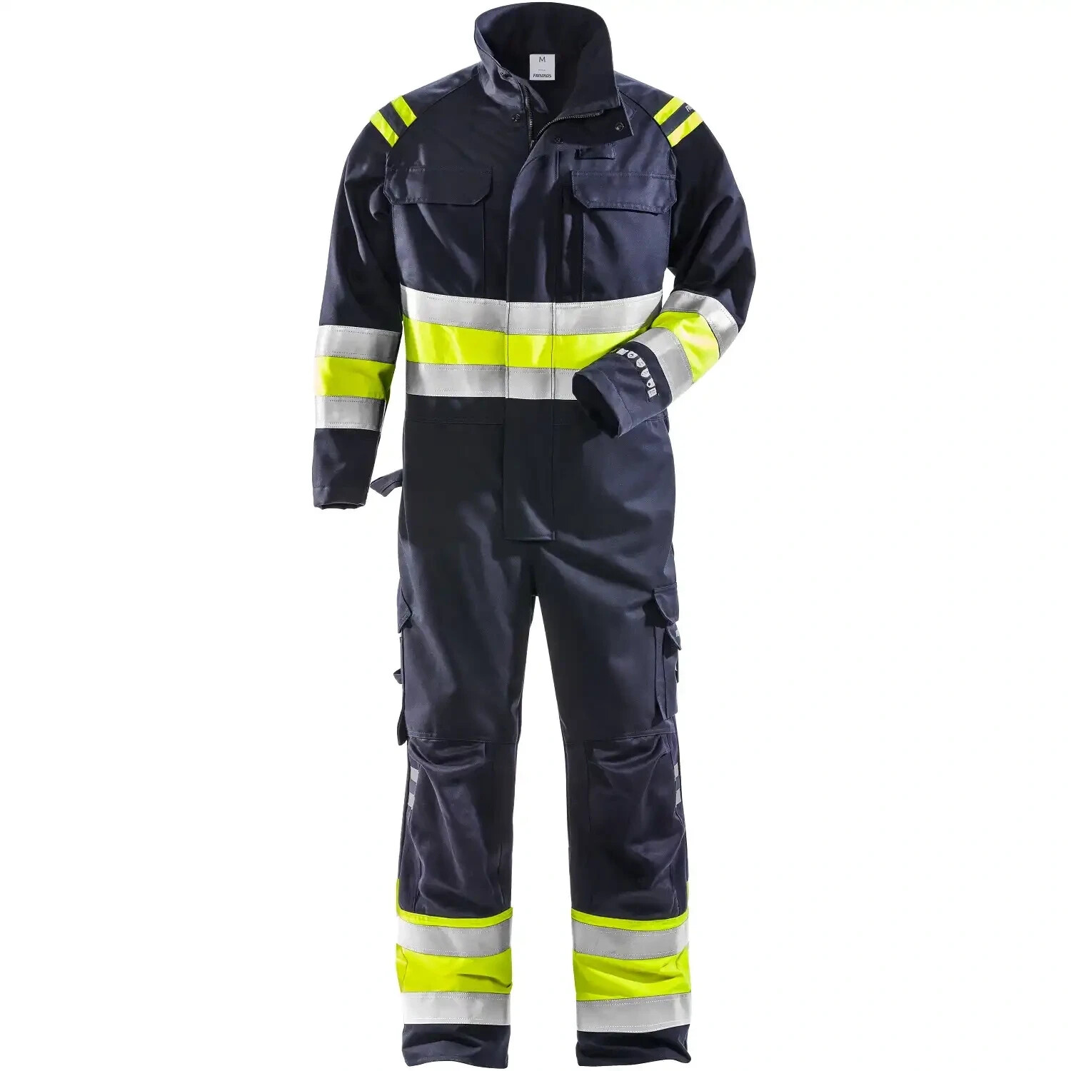 Fristads Flamestat High Vis Overall Kl 1 8174 ATHS gelb/marine