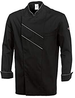 BP Kochjacke (1538-400-3251) schwarz/hellgrau