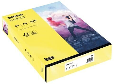 inapa tecno colors A3 80g yellow (2100011425)
