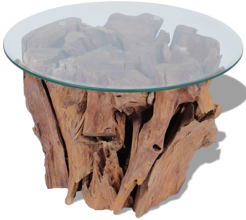 vidaXL Teak Driftwood Coffee Table