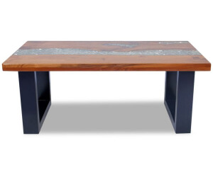 Vidaxl Teak Resin Coffee Table Ab 213 99 Preisvergleich Bei Idealo De