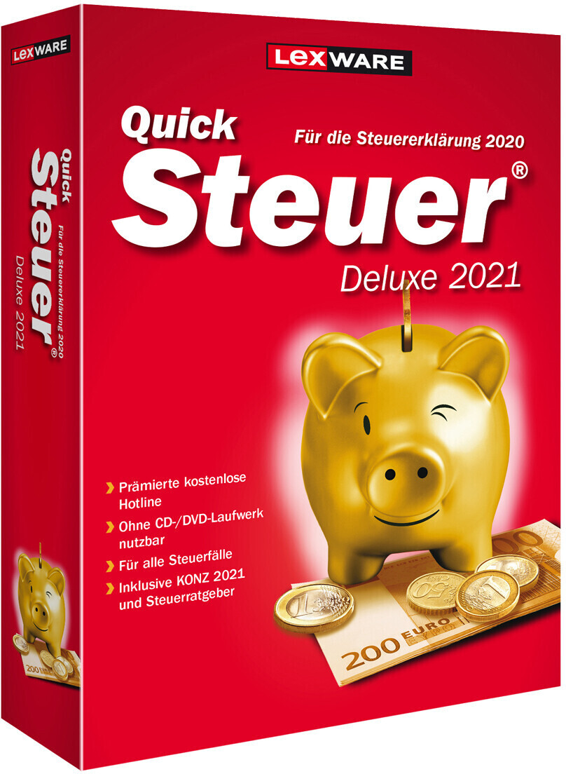 Lexware QuickSteuer 2021 Deluxe (Box)