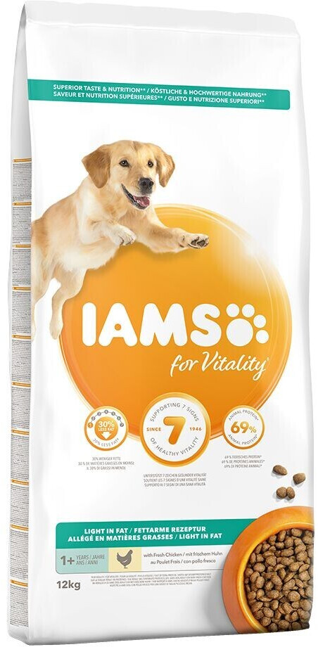 IAMS For Vitality Chicken (2 x 12kg) Adult Small & Medium