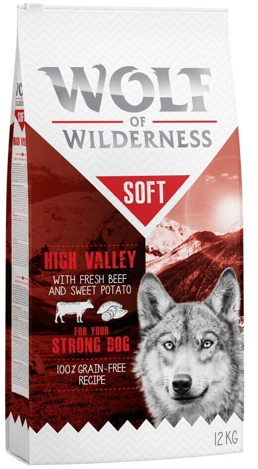 Wolf of Wilderness Dry Dog Food Adult Soft High Valley - Beef (1kg)