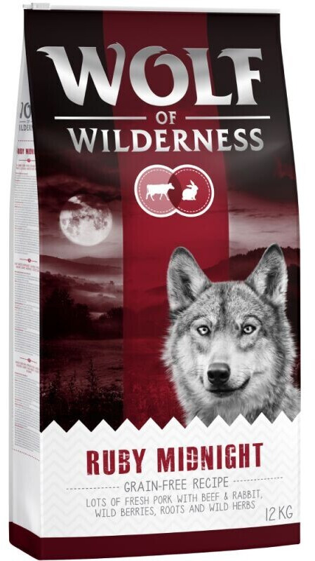Wolf of Wilderness Adult Ruby Midnight - Beef & Rabbit
