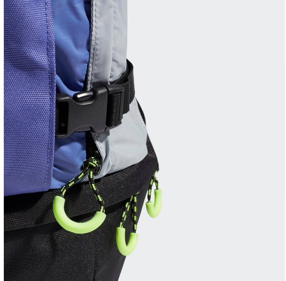 Buy Adidas Adventure Cordura Backpack halo silver/purple/signal green (GN2244) from Â£62.99 