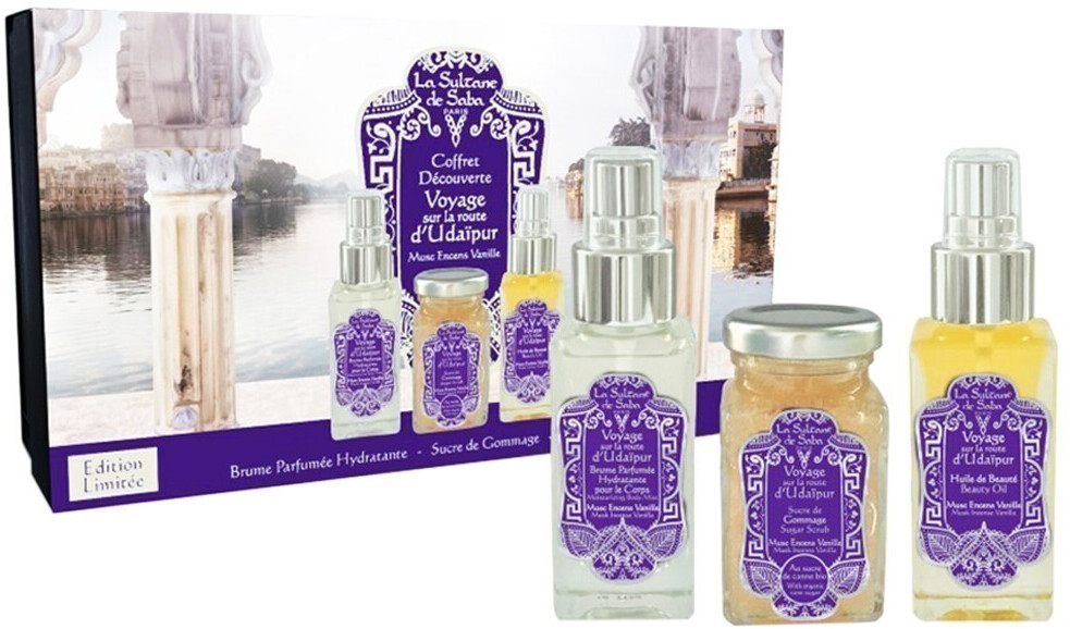La Sultane de Saba Coffret voyage sur la route d'Udaïpur (3 pcs)