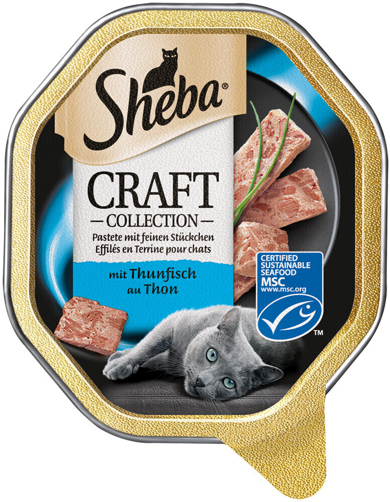Sheba Craft Collection with tuna MSC shell 85g