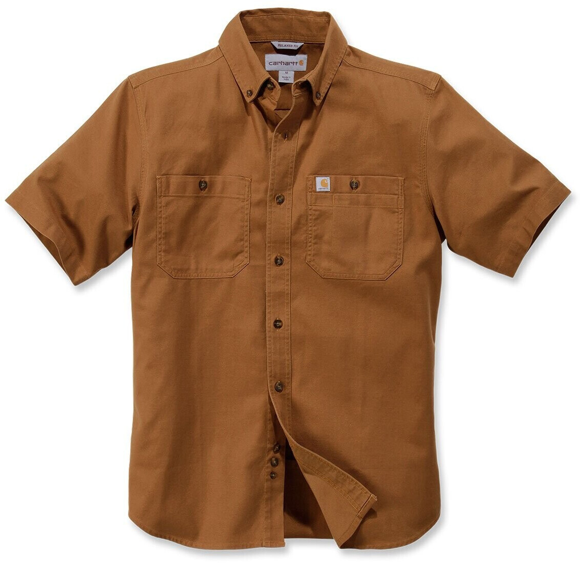 Carhartt Lw Rigby Solid S/S (103555) brown