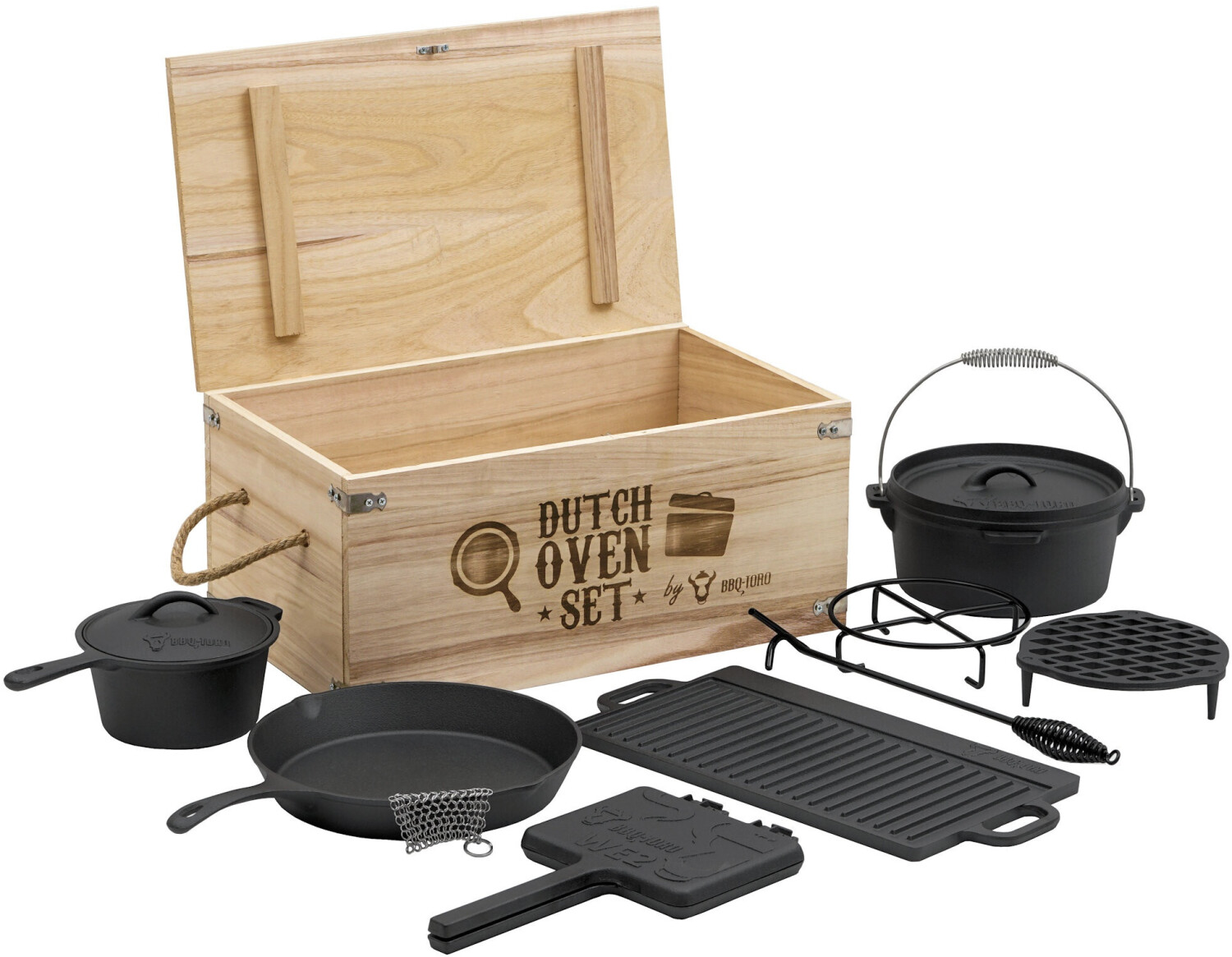 BBQ-Toro Dutch Oven Set (10 pcs.)