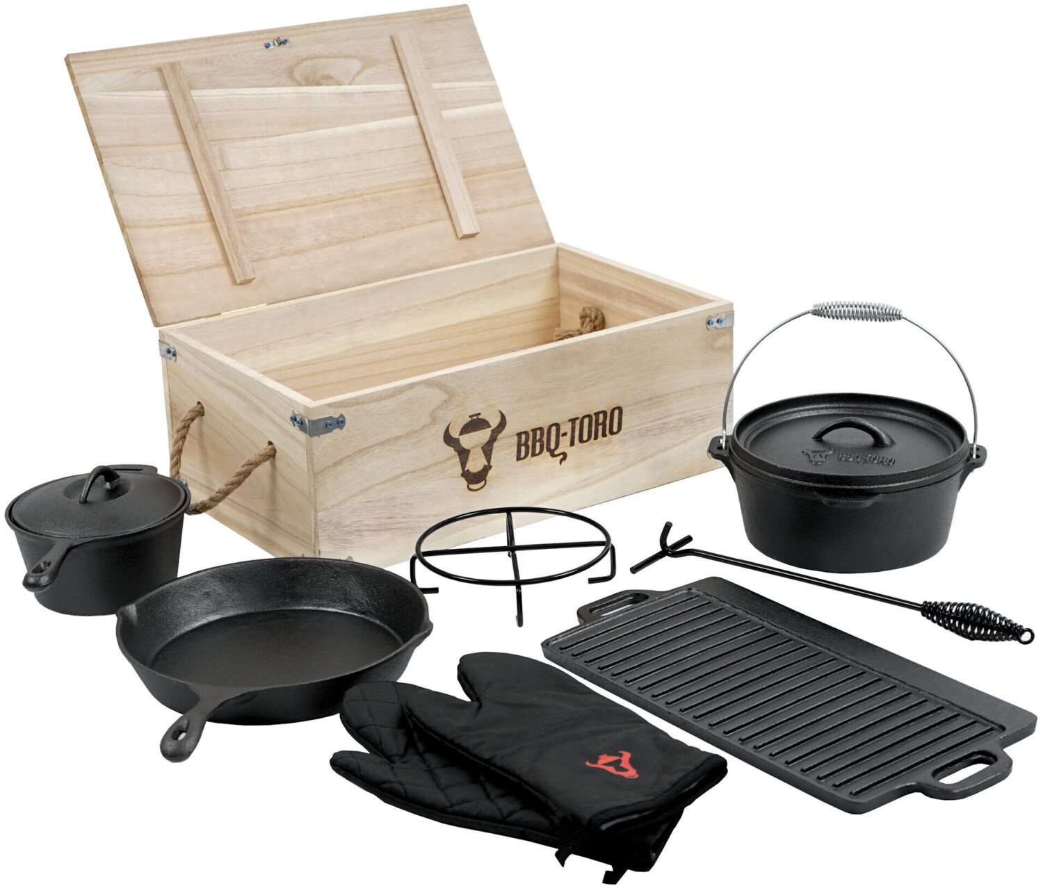 BBQ-Toro Dutch Oven Set (8 pcs.)