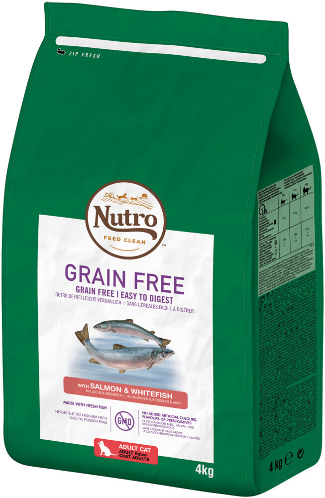 Nutro Cat Grain Free Adult Salmon and White Fish 4kg