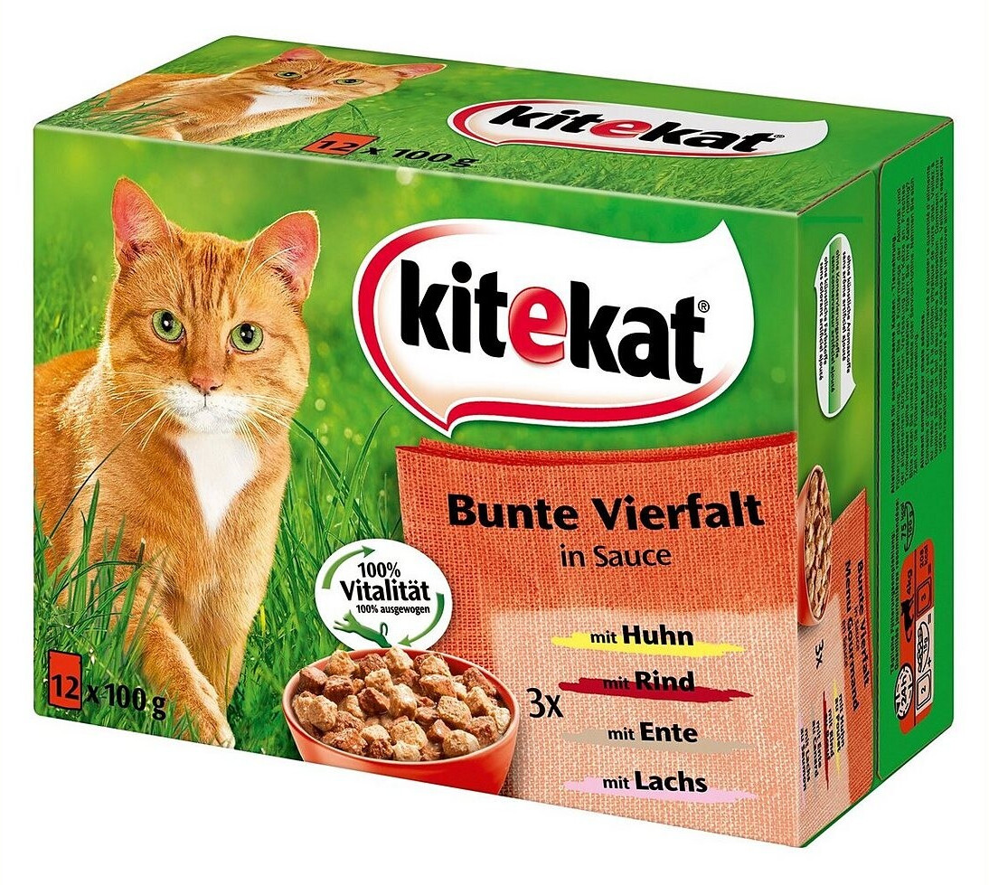 Kitekat Multipack Colorful variety in Sauce 12x100g