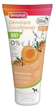 Beaphar Shampoing démêlant 2 en 1 bio 200 ml