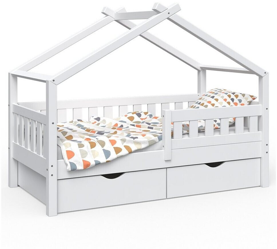 VitaliSpa Design Child Bed with Slatted Frame and Drawers 160x80