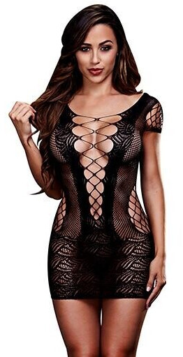 Baci Robe corset dentelle (noir)