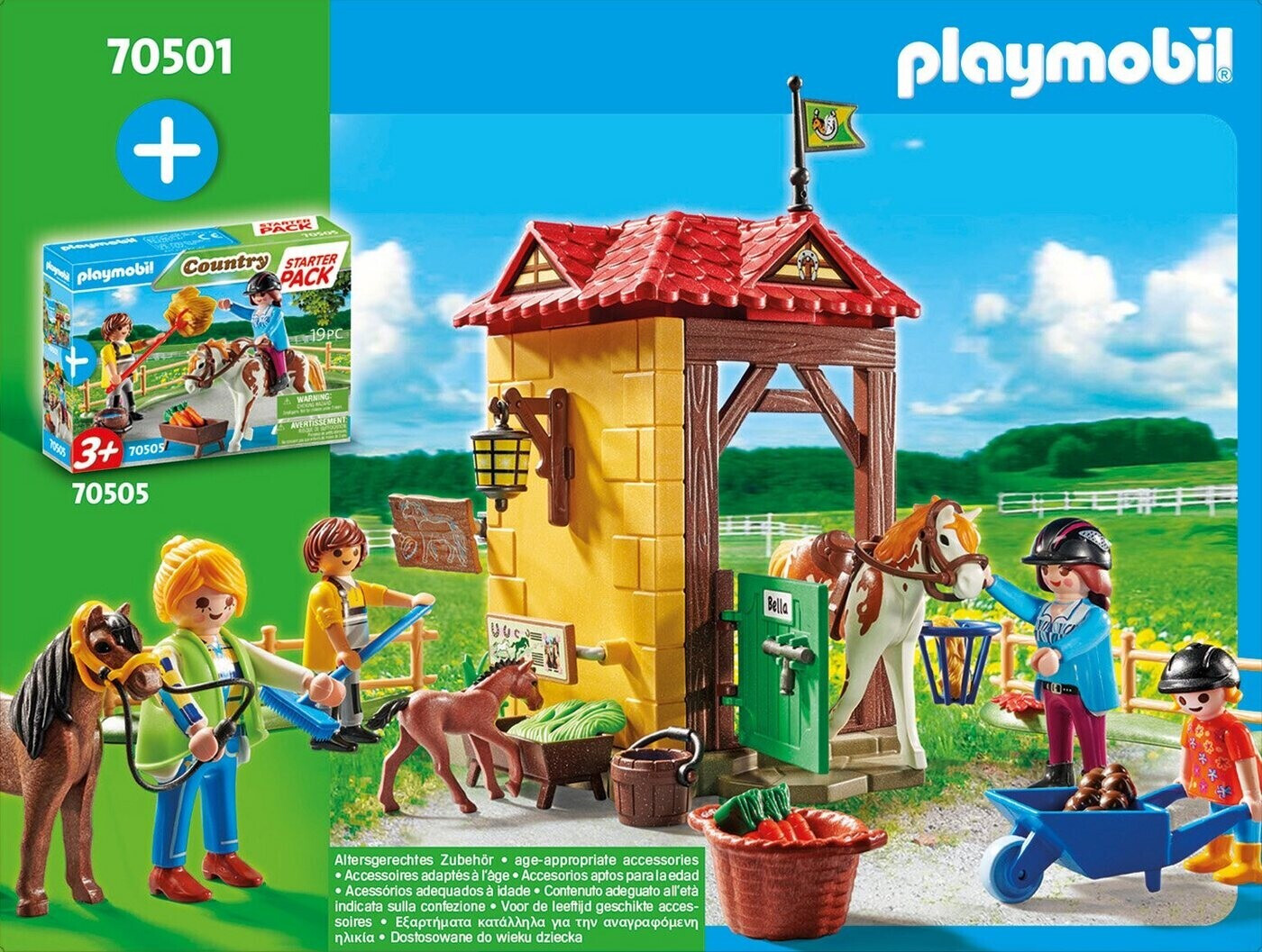 Starter pack box et poneys - 70501, jeux de constructions & maquettes