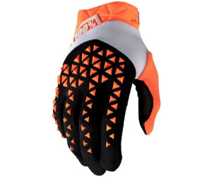 100% Airmatic Guanti Unisex Bianco Taglia L | Guanti Tecnici Per Moto E Bici | Modello HU-GLO-0057 | Leggeri E Traspiranti