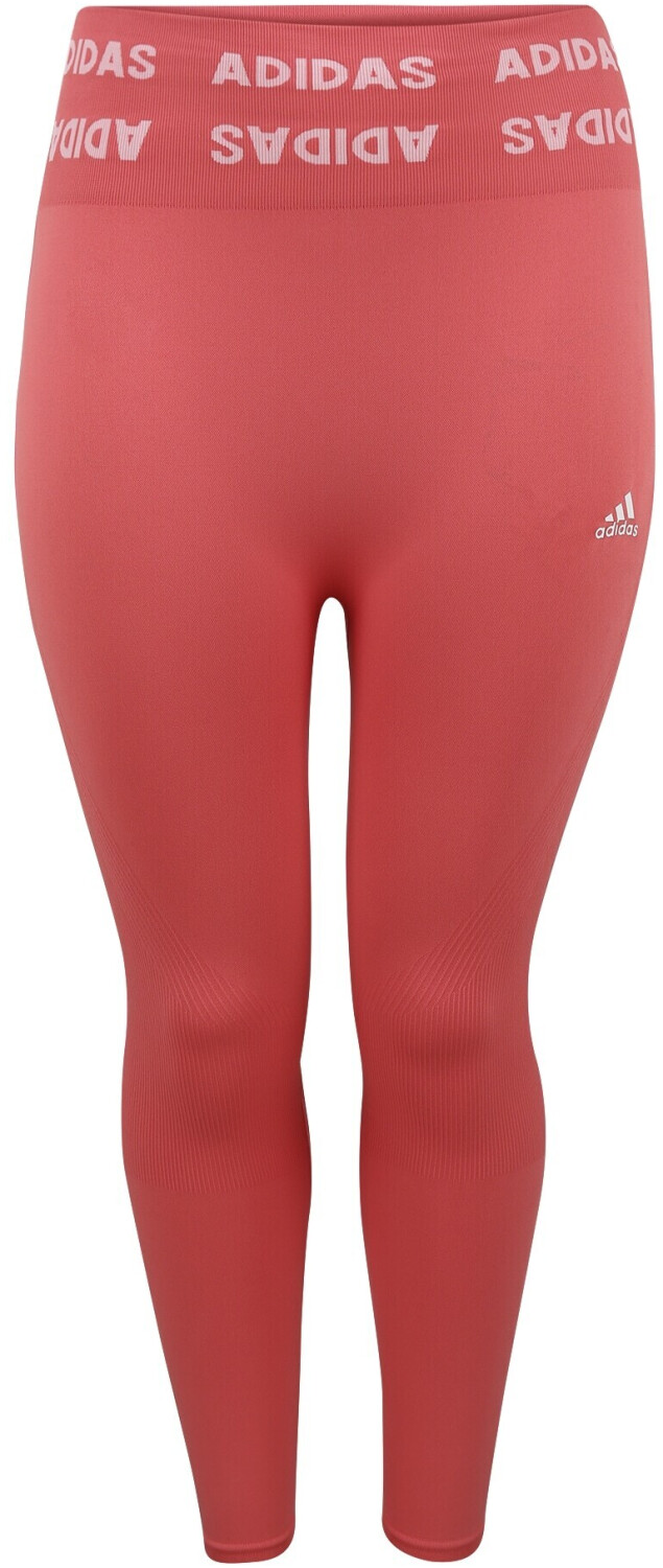 Adidas Training Aeroknit Seamless Leggings In Pink