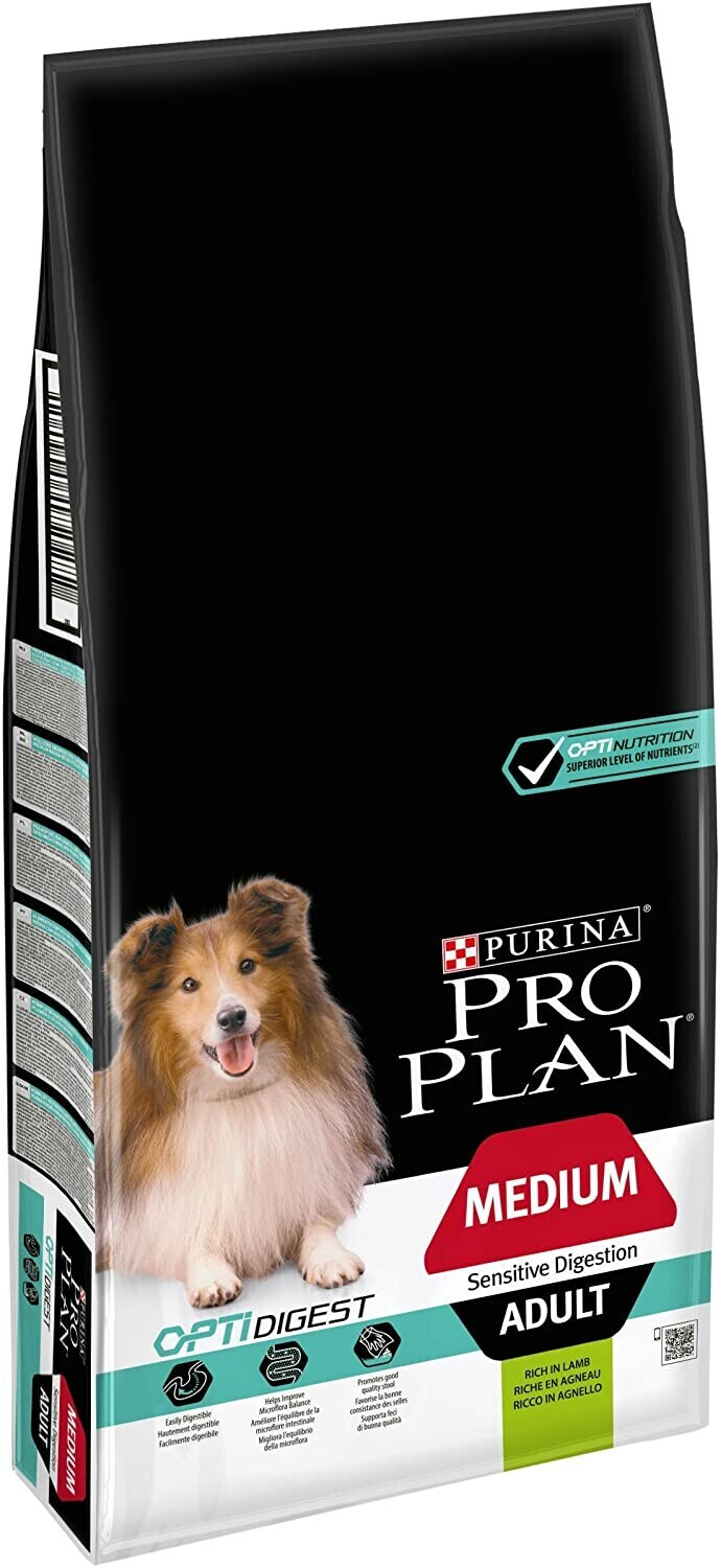 Purina Pro Plan OptiDigest Medium Adult Sensitive digestion agneau (14 kg)
