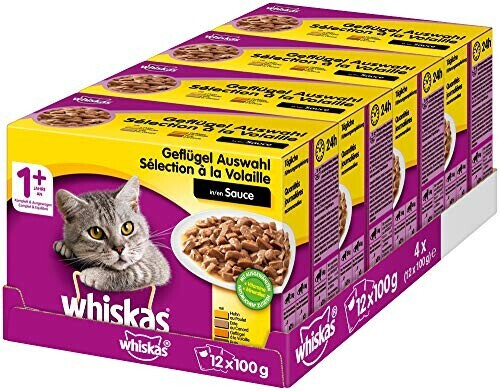Whiskas Multipack Adult 1+Poultry Sauce
