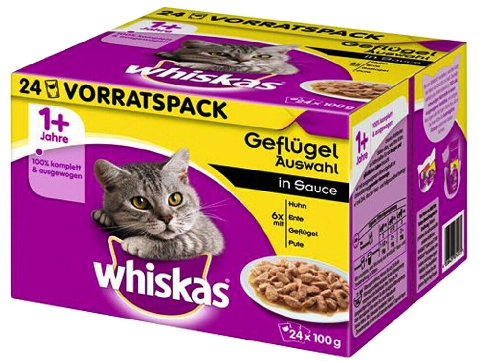 Whiskas Multipack Adult 1+Poultry Sauce 12x100g