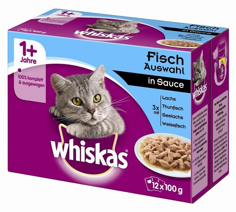 Whiskas Multipack Adult 1+ Fish Sauce 12x100g
